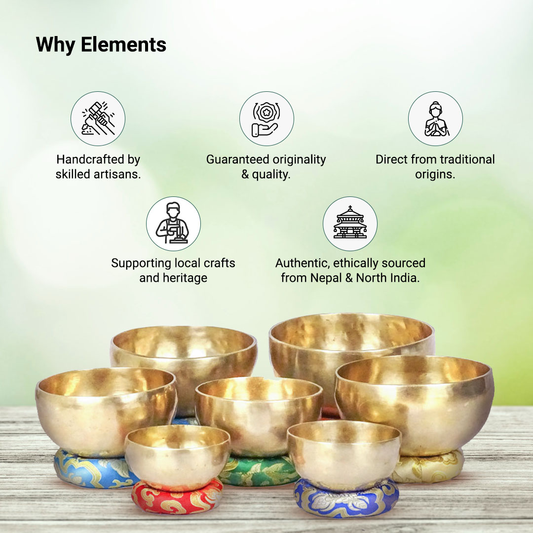 Big Seven-Chakra Singing Bowl Set – Handcrafted Harmony for Energy Alignment - Image 4