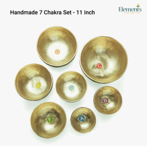 Big Seven-Chakra Singing Bowl Set – Handcrafted Harmony for Energy Alignment