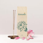 Lotus Hand-Rolled Incense Sticks (20 Sticks Pack)