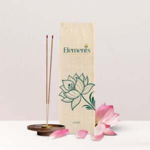 Lotus Hand-Rolled Incense Sticks (20 Sticks Pack)