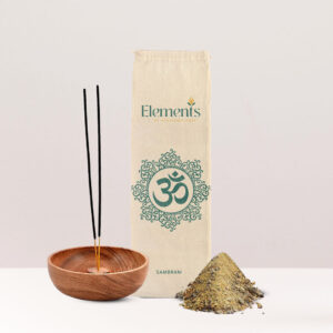 Sambrani Hand-Rolled Incense Sticks (20 Sticks Pack)