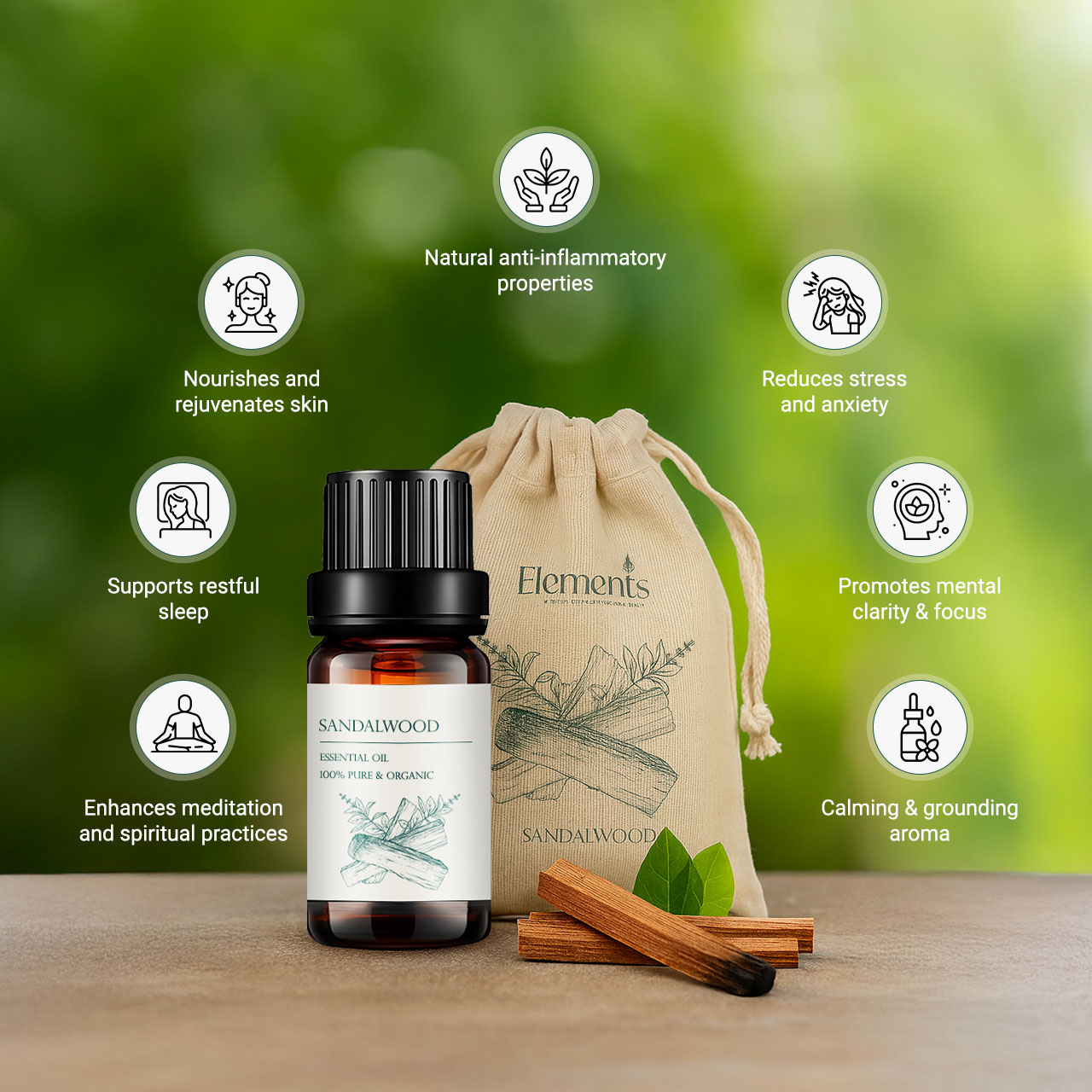 Sandalwood Essential Oil (5 ml) - Image 4