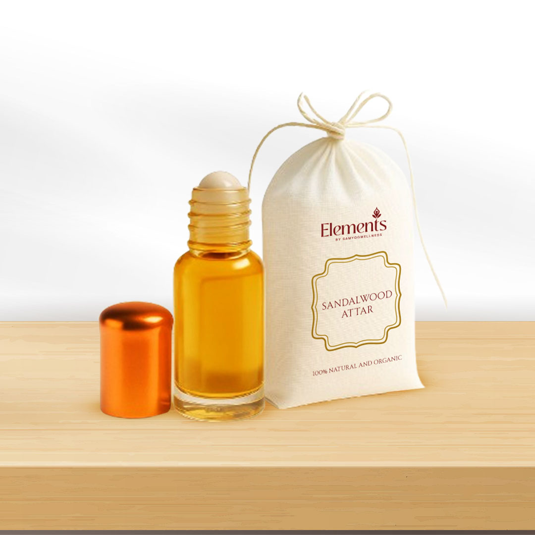 Organic Sandalwood Attar — Crafted with Pure Essential Oil (10 ml) - Image 3