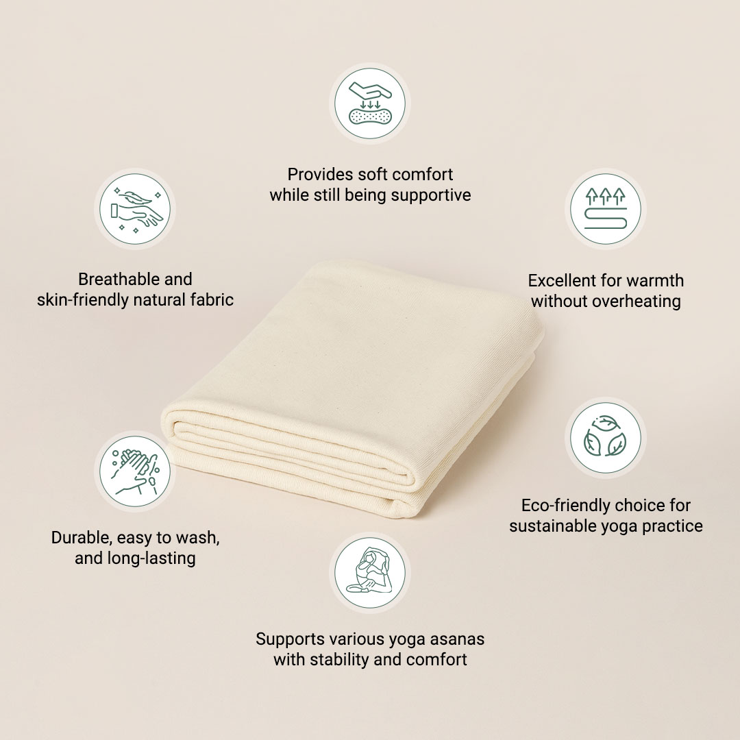 Yoga Blanket – 100% Cotton - Image 2