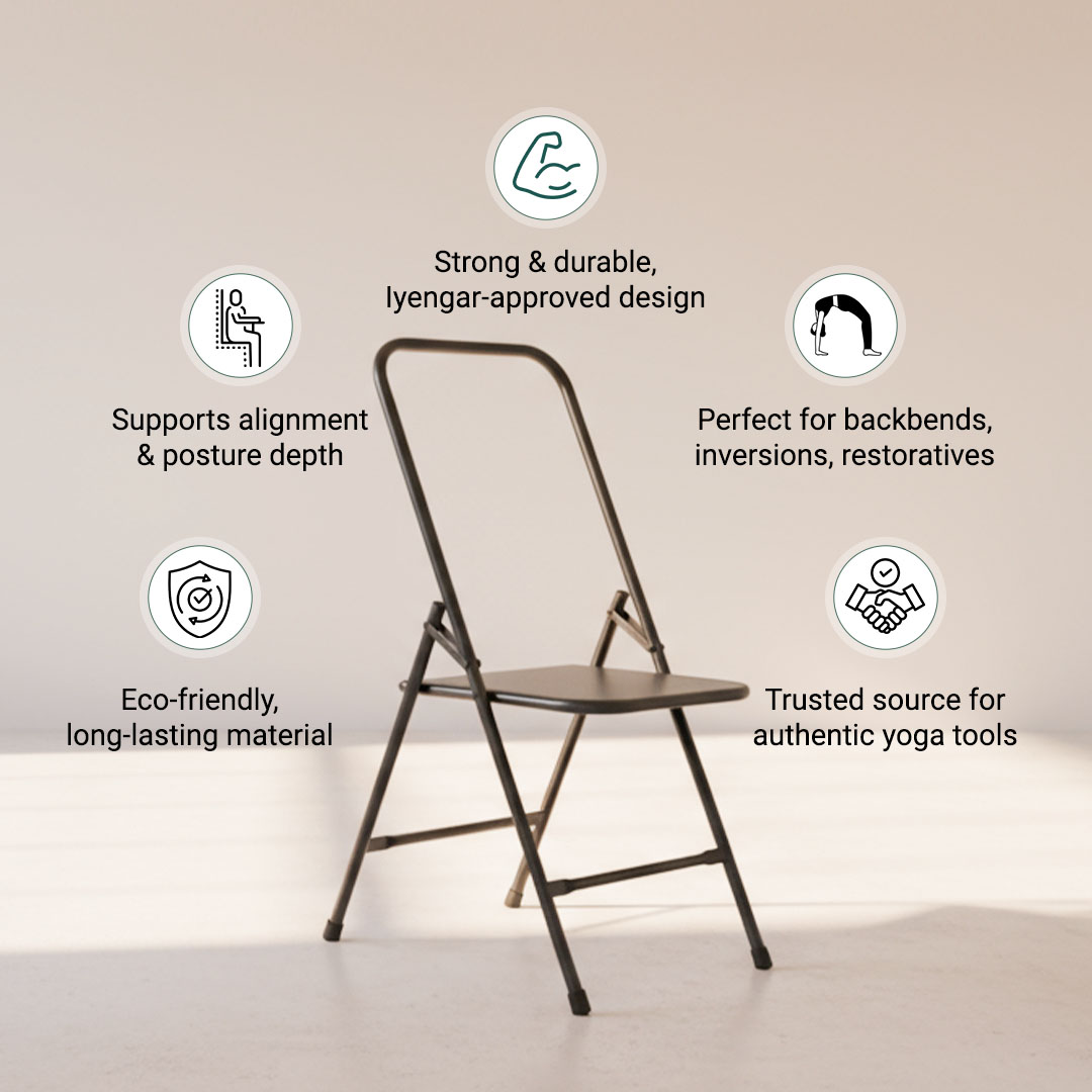 Yoga Chair – Foldable & Sturdy | Designed by Elements - Image 3