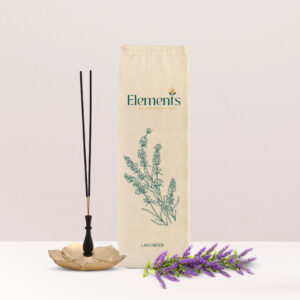 Lavender Hand-Rolled Incense Sticks (20 Sticks Pack)